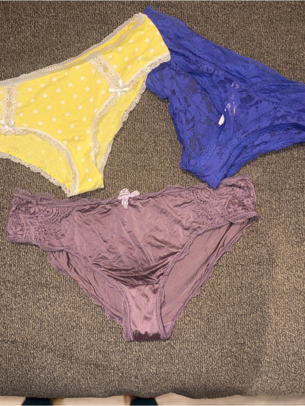 Women’s Bikini Panty bundle VS satin lace panties